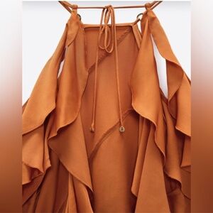 Zara Silk effect top XS